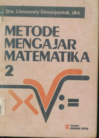 Metode Mengajar Matematika Jilid 2