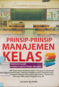 Prinsip-Prinsip Manajemen Kelas