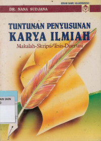 Tuntunan Penyusunan Karya ILmiah 