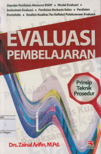 Evaluasi pembelajaran : Prinsip, Teknik, Prosedur