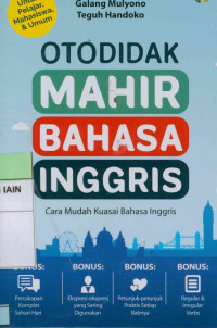 Otodidak Mahir Bahasa Inggris: Cara Mudah kusai Bahasa Inggris