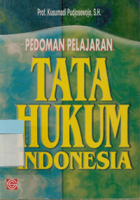 Pedoman pelajaran tata hukum indonesia