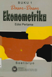 Dasar-dasar Ekonometrika Buku 1