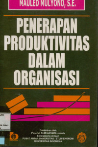 Penerapan produktivitas dalam organisasi