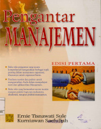 Pengantar manajemen Edisi 1