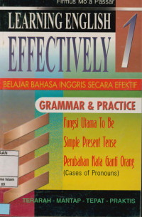 learning english effectively 1 : Belajar bahasa Inggris secara efektif