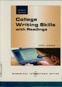 College Writing Skills with Readings