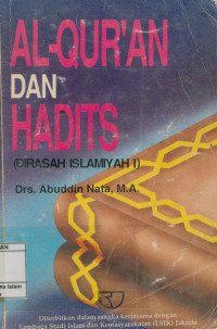 Al-Qur'an Dan Hadits (Dirasah Islamiyah 1)