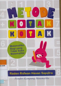 Metode kotak-kotak : Matematka bagi yang tidak suka matematika