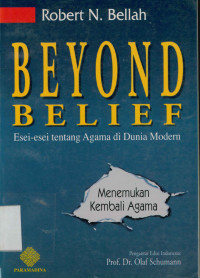 Beyond Belief Esei-Esei Tentang agama Di dunia Modern