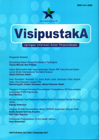 VisiPustaka : Jaringan Informasi Antar Perpustakaan