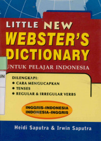 Little New Webster's Dictionary Untuk Pelajar Indonesia