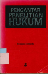 Pengantar penelitian Hukum