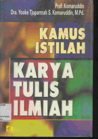 Kamus istilah karya tulis ilmiah