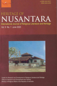 Heritage of Nusantara : International jaurnal of religious literature and haritage